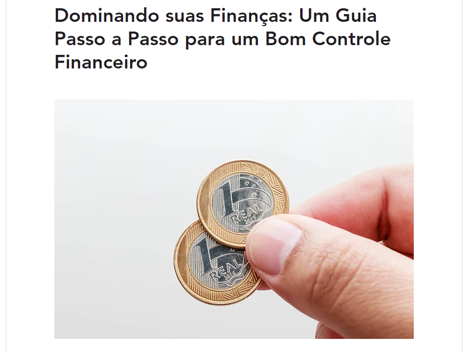 Um guia para dominar as suas finanças